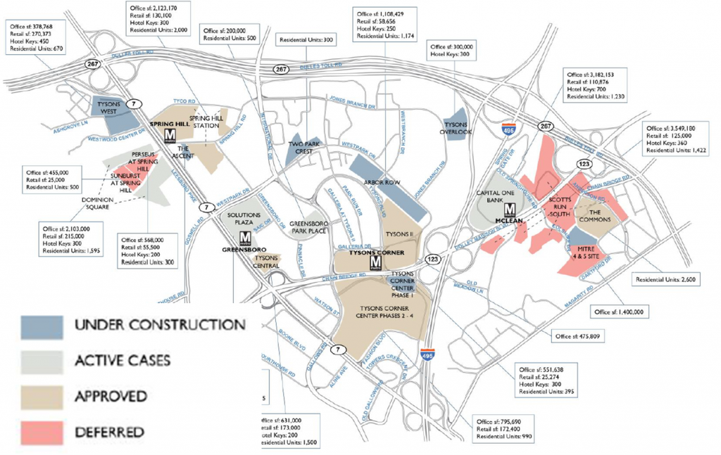 Anticipating the Silver Line, 20 development projects are underway around the new stations