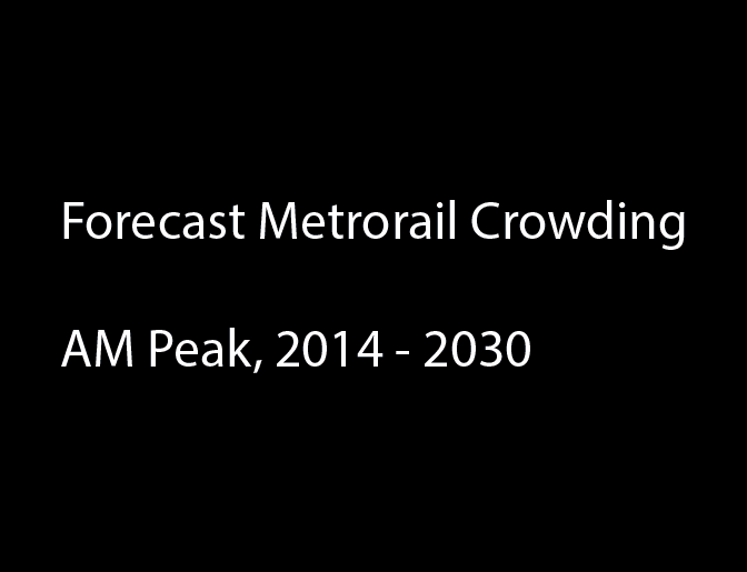 Crowding on Metrorail will worsen without the investments in Metro2025.