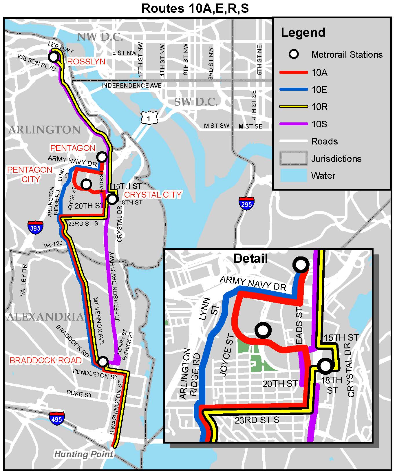 Planitmetro Major Changes Coming To Metrobus Routes 10a 10b 10e And 9e On March 30